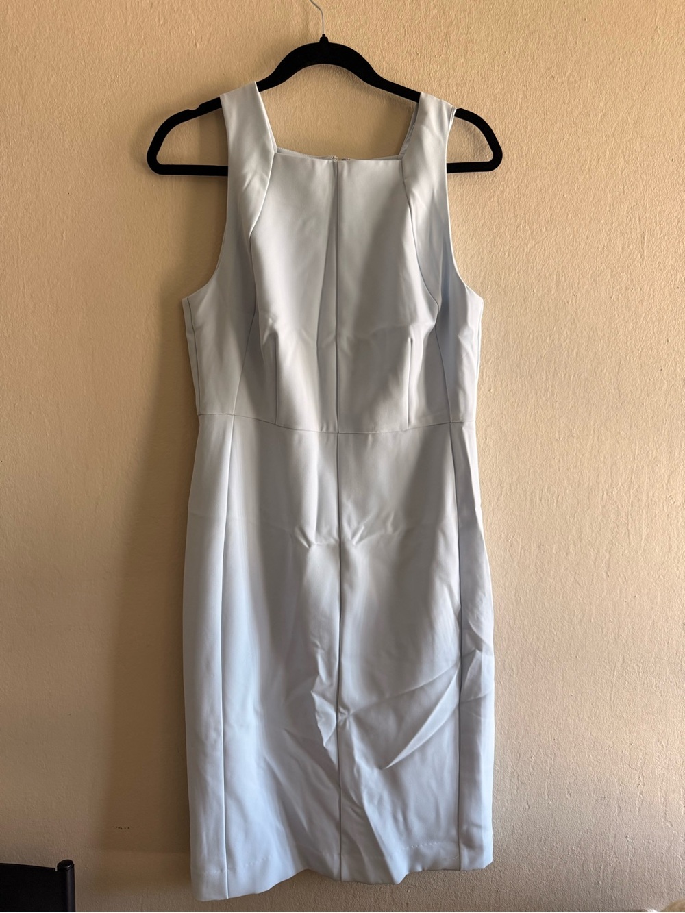 Ann Taylor Light Blue Midi Sheath Dress